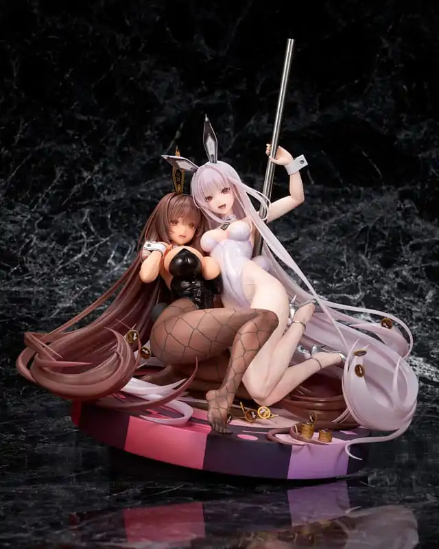 Goddess of Victory: Nikke Statue 1/7 Noir & Blanc Bunny X 777 Ver. 28 cm product photo