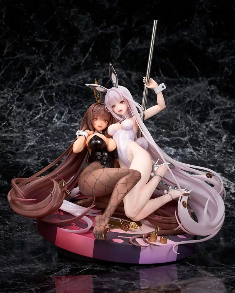 Goddess of Victory: Nikke Statue 1/7 Noir & Blanc Bunny X 777 Ver. 28 cm product photo