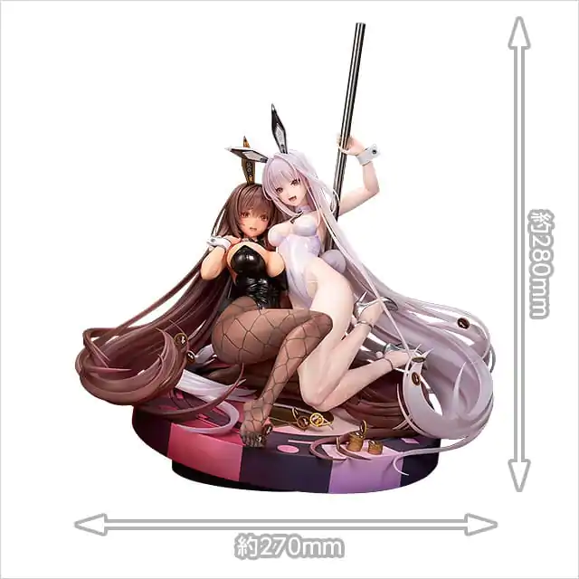 Goddess of Victory: Nikke Statue 1/7 Noir & Blanc Bunny X 777 Ver. 28 cm product photo
