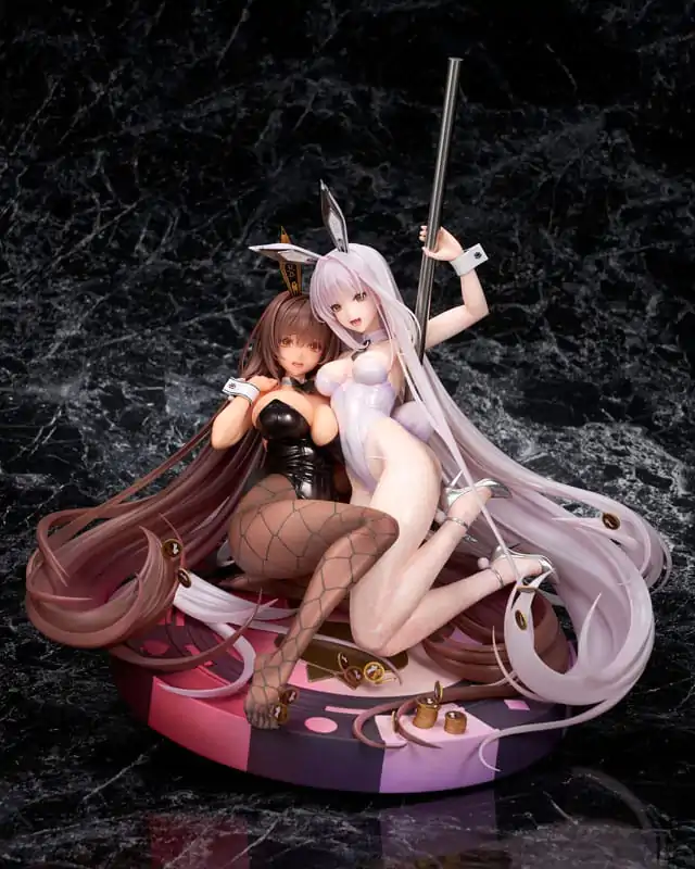 Goddess of Victory: Nikke Statue 1/7 Noir & Blanc Bunny X 777 Ver. 28 cm product photo