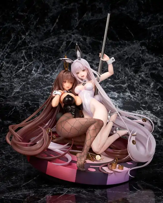 Goddess of Victory: Nikke Statue 1/7 Noir & Blanc Bunny X 777 Ver. 28 cm product photo