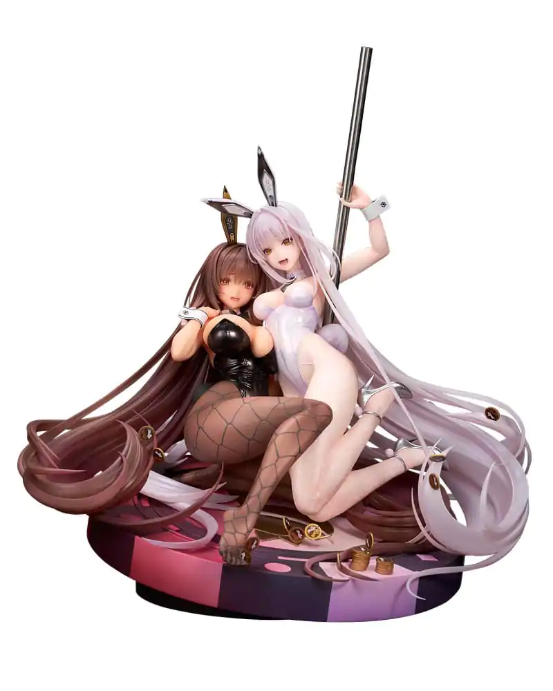 Goddess of Victory: Nikke Statue 1/7 Noir & Blanc Bunny X 777 Ver. 28 cm product photo