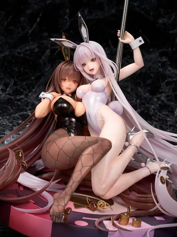 Goddess of Victory: Nikke Statue 1/7 Noir & Blanc Bunny X 777 Ver. 28 cm product photo