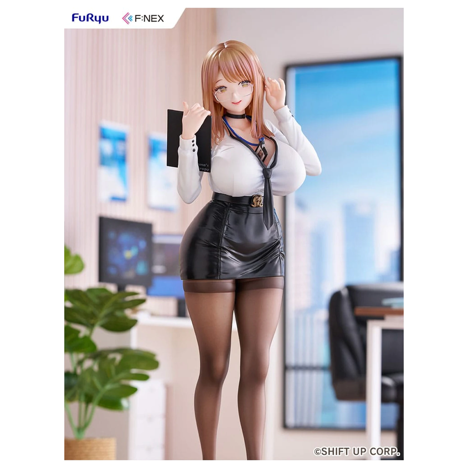 Goddess of Victory: Nikke F:Nex PVC Statue 1/7 Emma Office Therapy 25 cm product photo