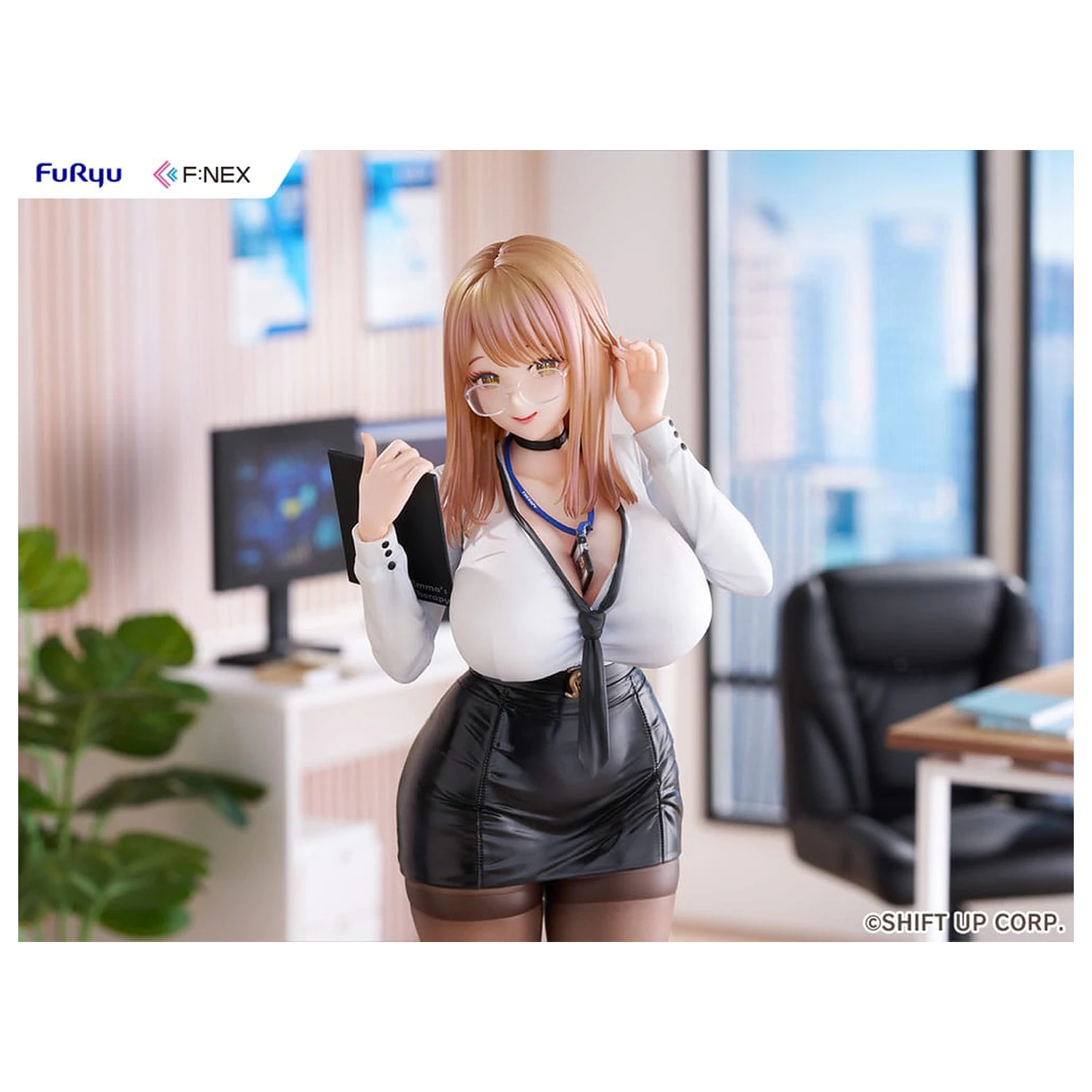 Goddess of Victory: Nikke F:Nex PVC Statue 1/7 Emma Office Therapy 25 cm product photo