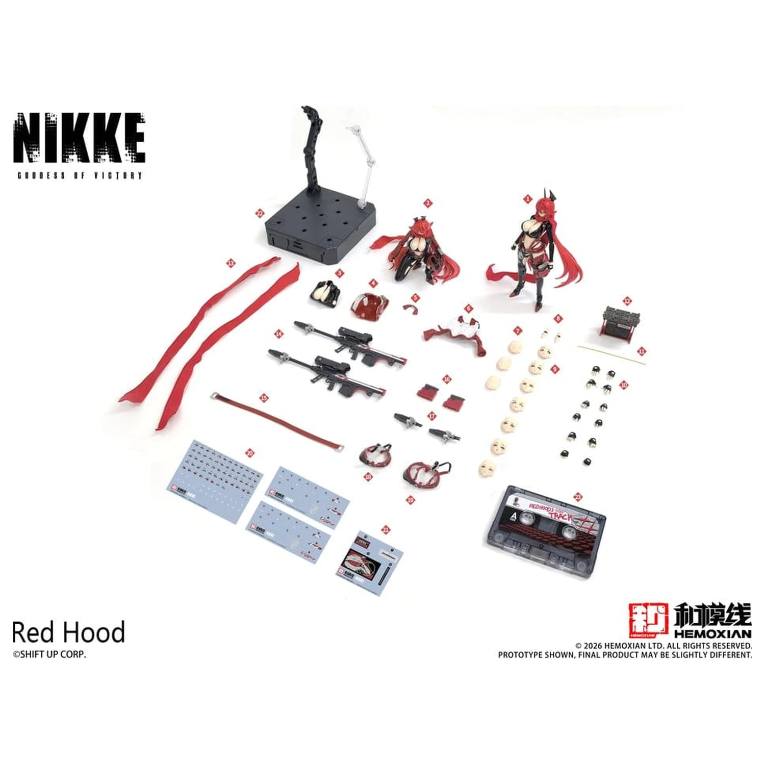 Goddess of Victory: Nikke Plastic Model Kit 1/12 Red Hood 18 cm product photo