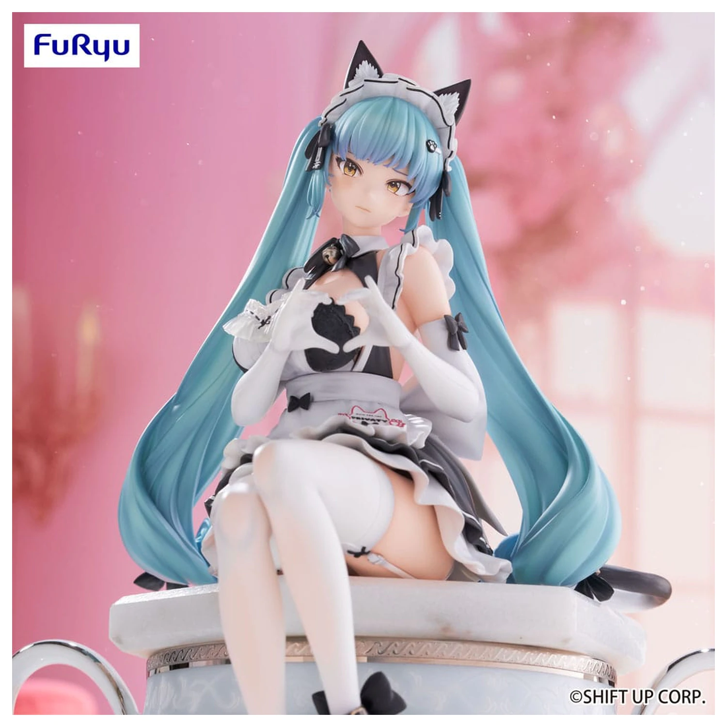 Goddess of Victory: Nikke Noodle Stopper PVC Statue Privaty: Unkind Maid 15 cm     product photo