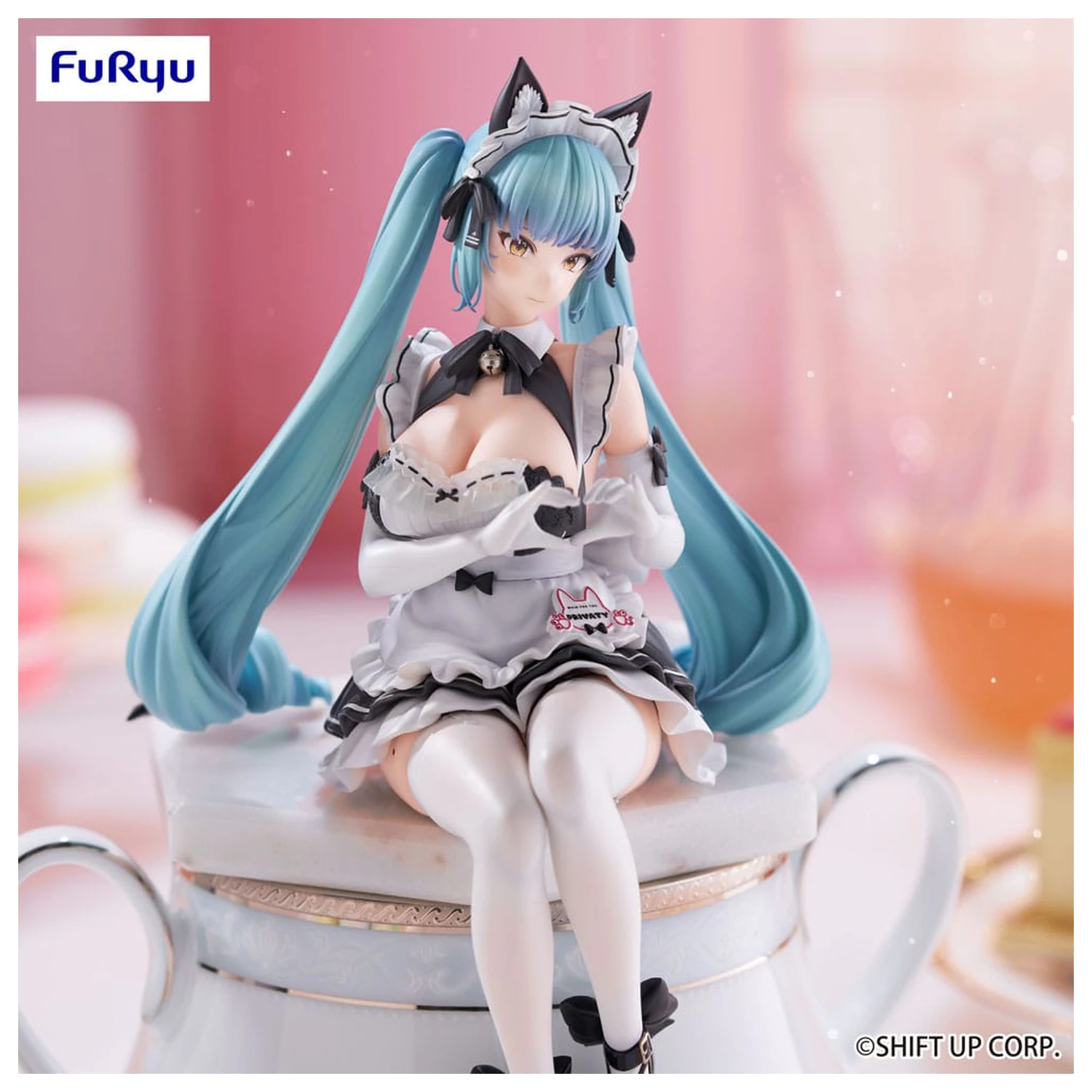 Goddess of Victory: Nikke Noodle Stopper PVC Statue Privaty: Unkind Maid 15 cm     product photo