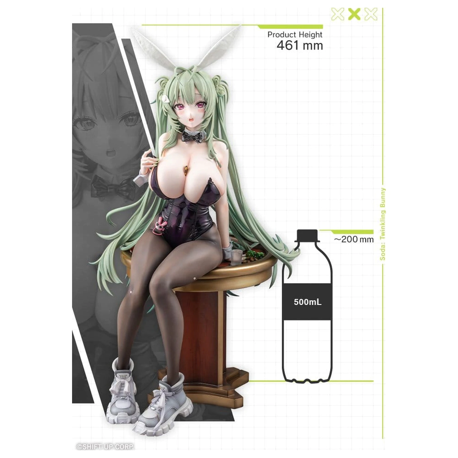 Goddess of Victory: Nikke PVC Figure 1/4 Soda: Twinkling Bunny 47 cm product photo