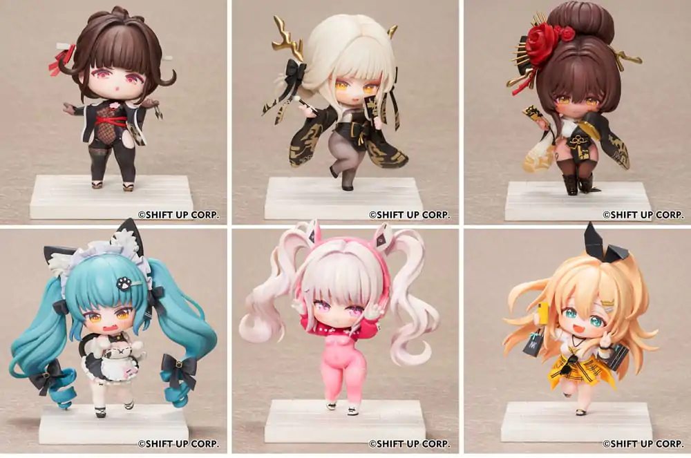 Goddess of Victory: Nikke SAC Series Mini Figures 6-Pack Chibi 10 cm termékfotó