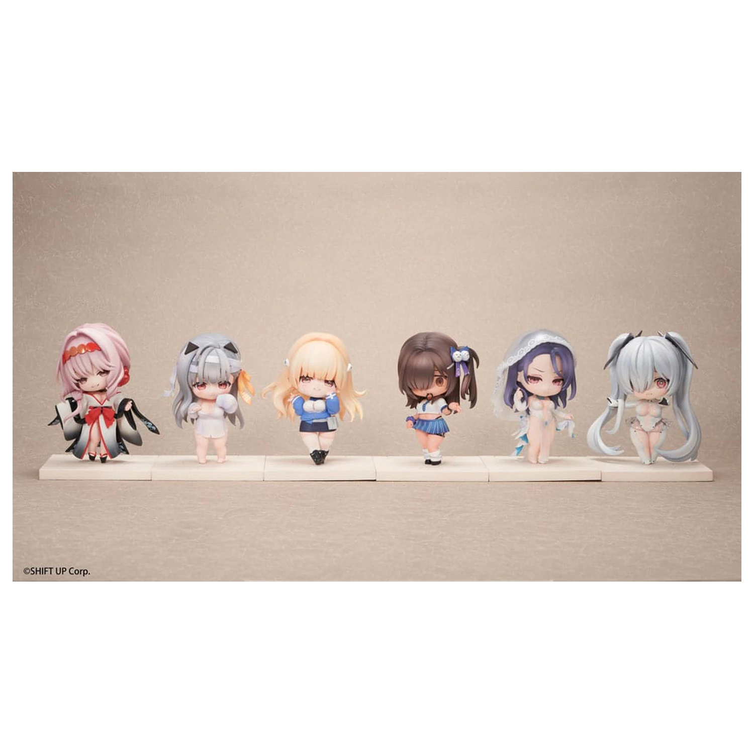 Goddess of Victory: Nikke SAC Series Mini Figures 6-Pack Chibi Vol. 3 10 cm    product photo