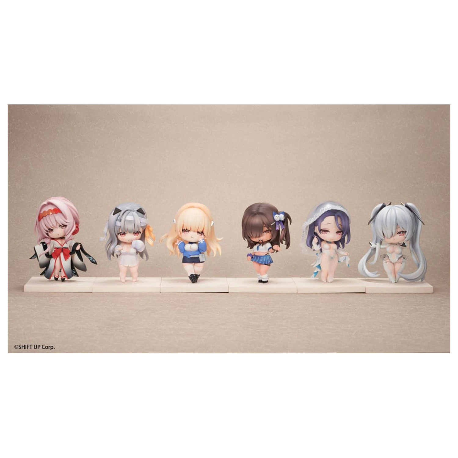 Goddess of Victory: Nikke SAC Series Mini Figures 6-Pack Chibi Vol. 3 10 cm    product photo