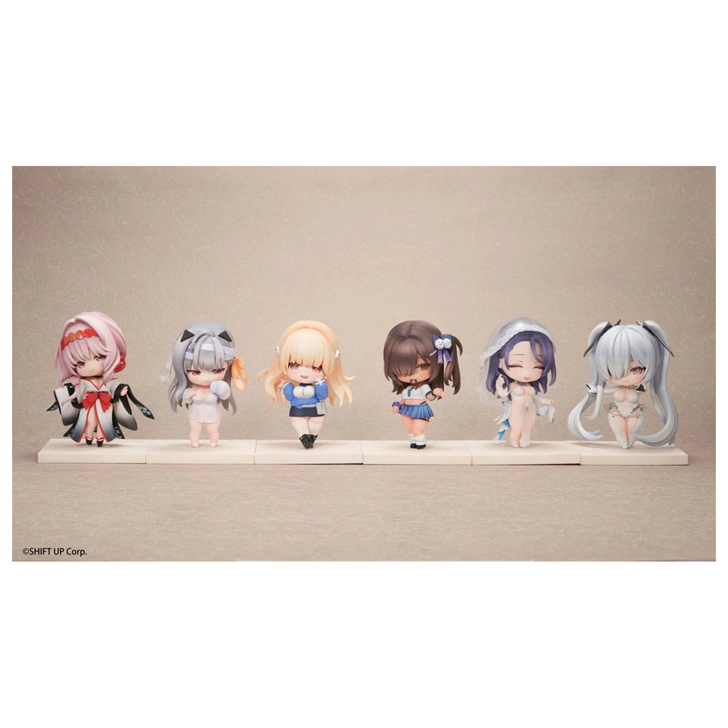 Goddess of Victory: Nikke SAC Series Mini Figures 6-Pack Chibi Vol. 3 10 cm    product photo