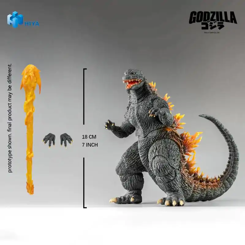 Godzilla 2000: Millennium (1999) Exquisite Basic Action Figure Godzilla Heat Ray 18 cm product photo