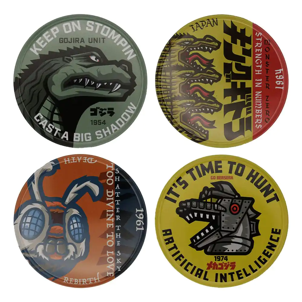 Godzilla Coaster 4-Pack product photo