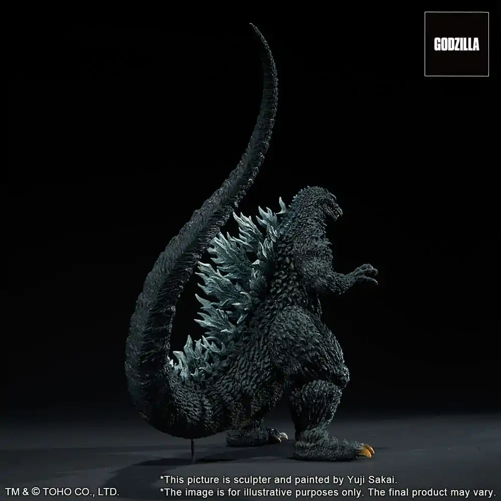 Godzilla against Mechagodzilla 2002 TOHO Yuji Sakai Modeling Collection PVC Statue Godzilla Battle in the Storm 28 cm product photo