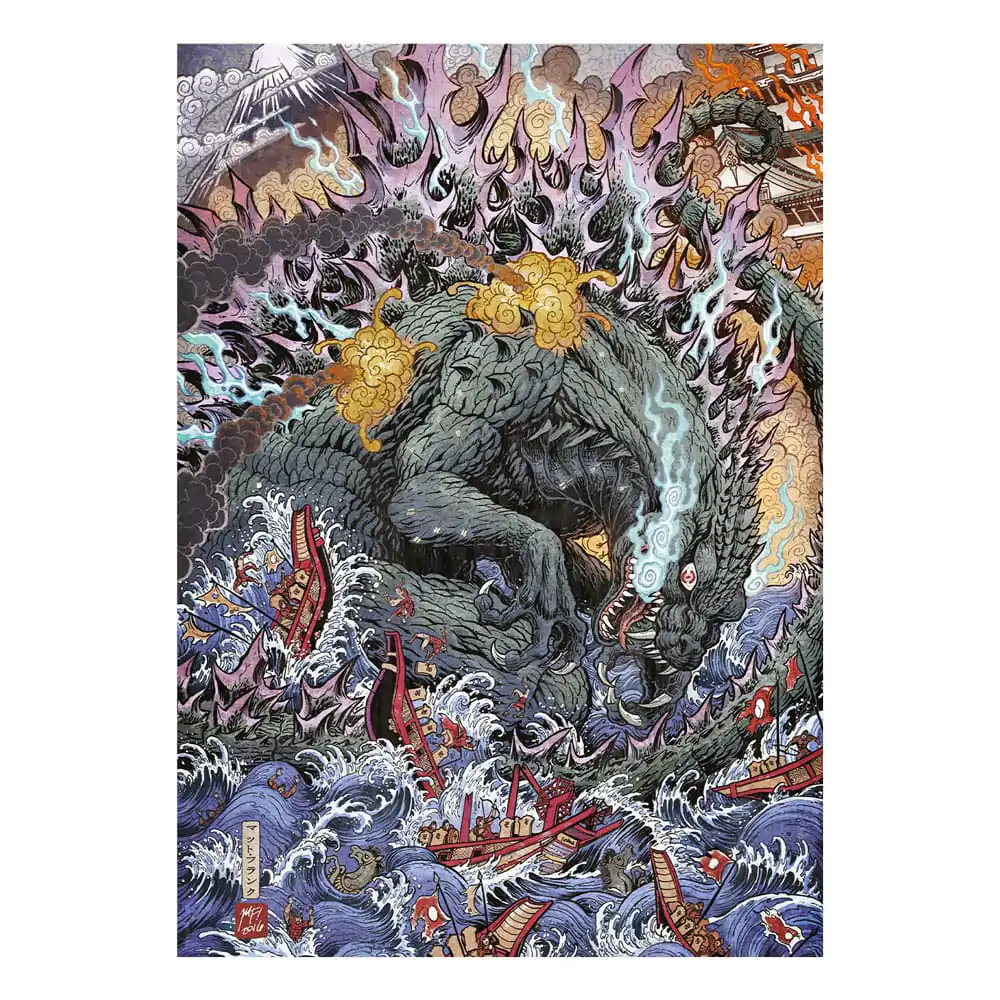 Godzilla Art Print Limited Edition 42 x 30 cm termékfotó
