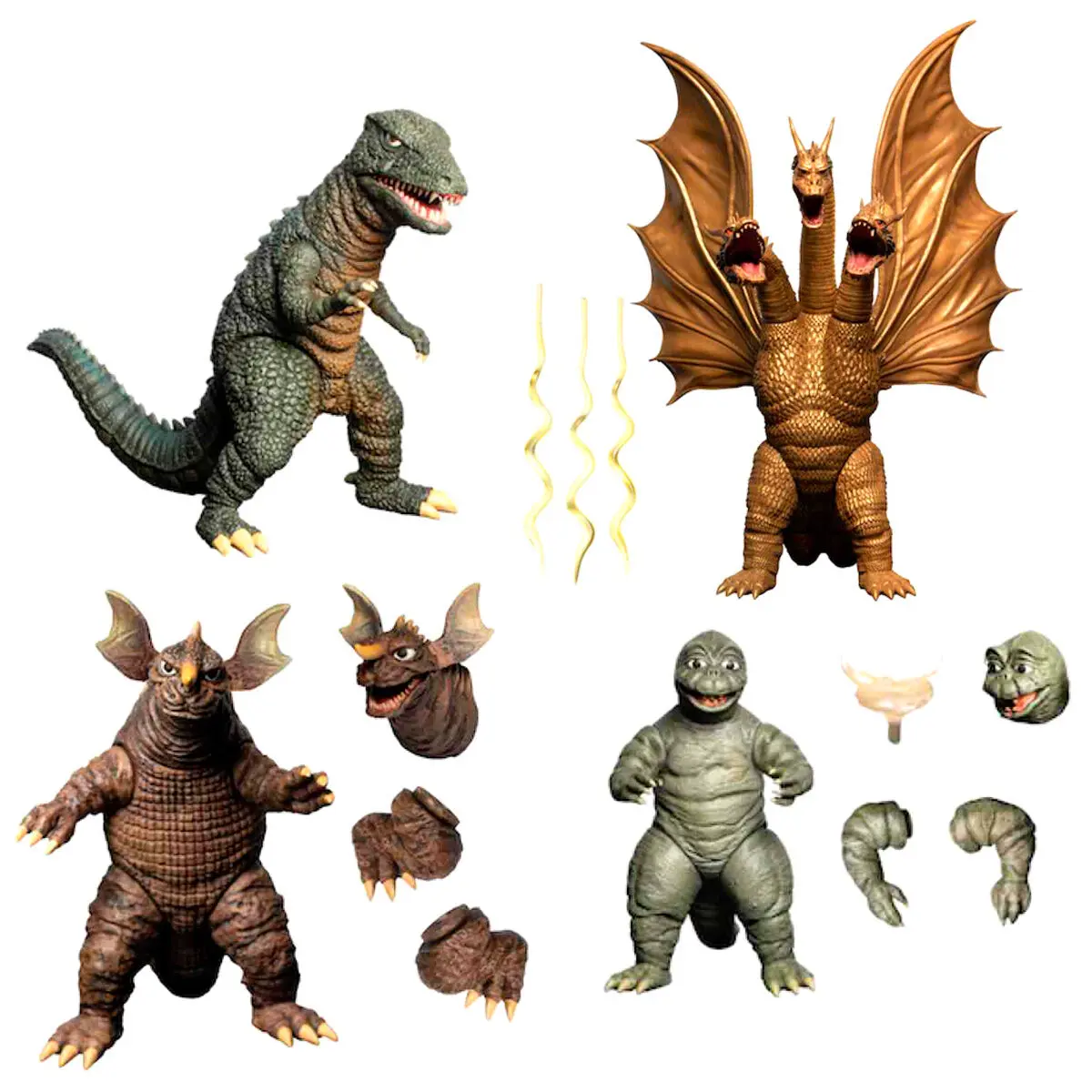 Godzilla: Destroy All Monsters 5 Points XL Action Figures Deluxe Box Set Round 2 11 cm product photo