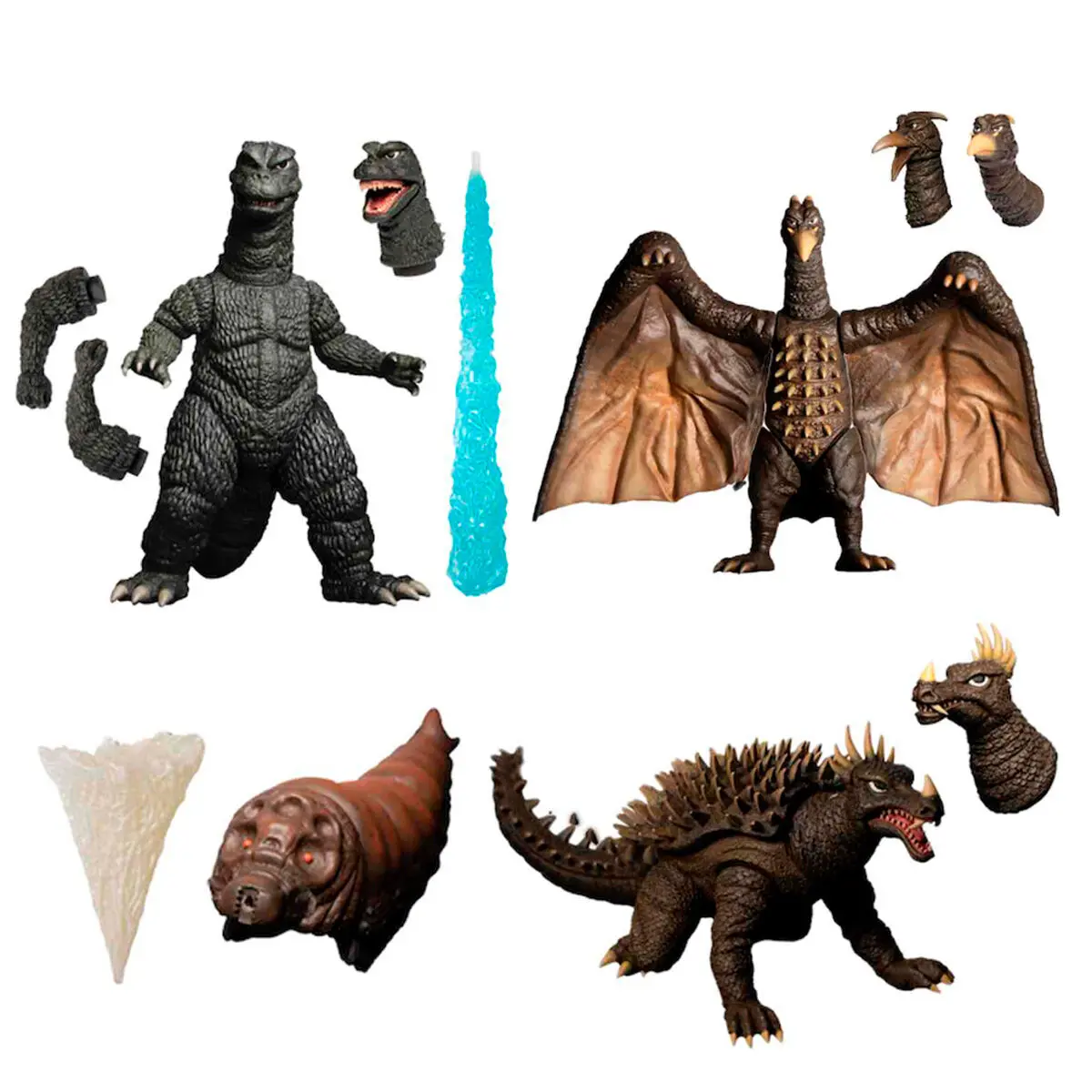 Godzilla: Destroy All Monsters 5 Points XL Action Figures Deluxe Box Set Round 1 11 cm product photo