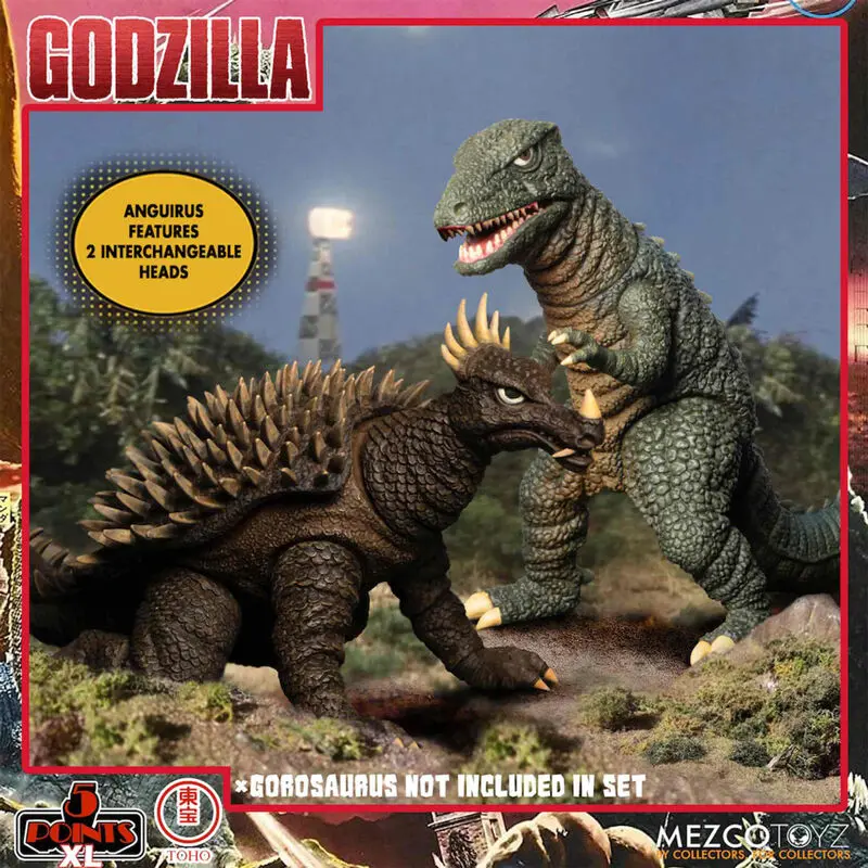 Godzilla: Destroy All Monsters 5 Points XL Action Figures Deluxe Box Set Round 1 11 cm product photo