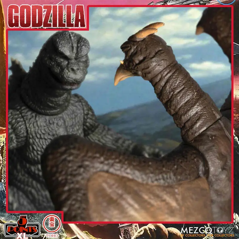 Godzilla: Destroy All Monsters 5 Points XL Action Figures Deluxe Box Set Round 1 11 cm product photo