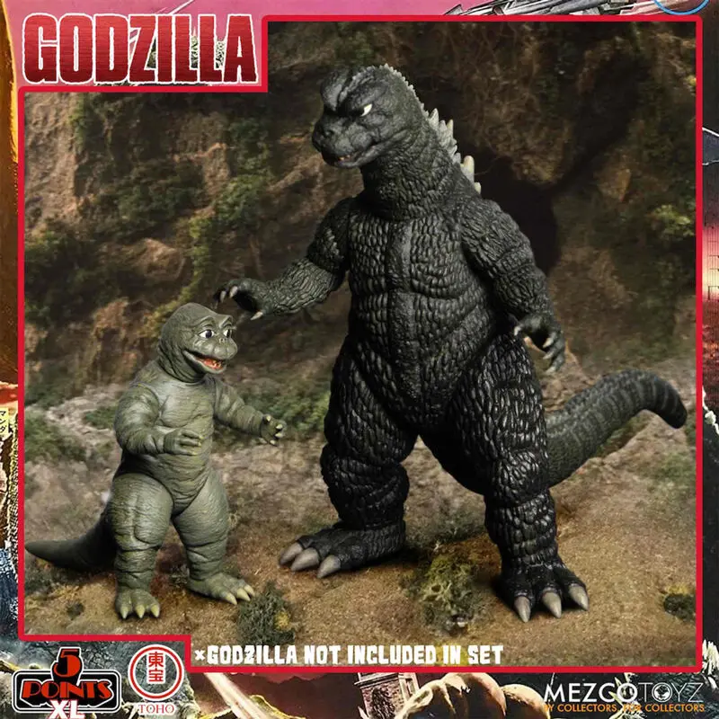 Godzilla: Destroy All Monsters 5 Points XL Action Figures Deluxe Box Set Round 2 11 cm product photo