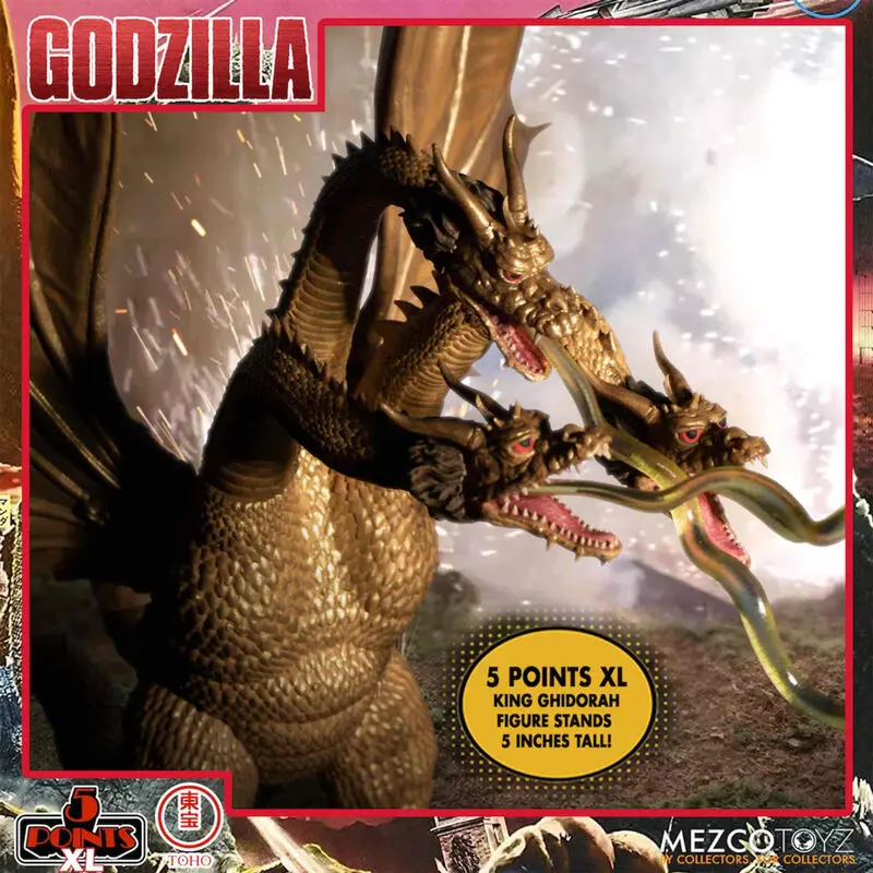 Godzilla: Destroy All Monsters 5 Points XL Action Figures Deluxe Box Set Round 2 11 cm product photo