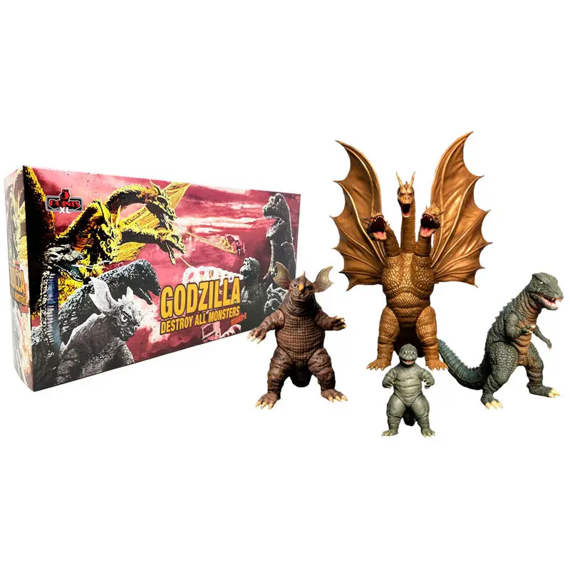 Godzilla: Destroy All Monsters 5 Points XL Action Figures Deluxe Box Set Round 2 11 cm product photo