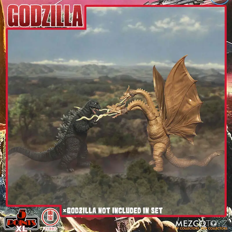 Godzilla: Destroy All Monsters 5 Points XL Action Figures Deluxe Box Set Round 2 11 cm product photo