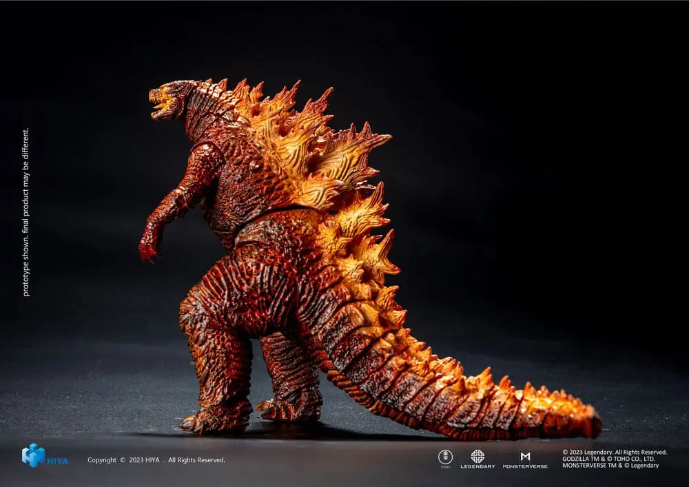 Godzilla Exquisite Basic Action Figure Godzilla: King of the Monsters Burning Godzilla 18 cm product photo