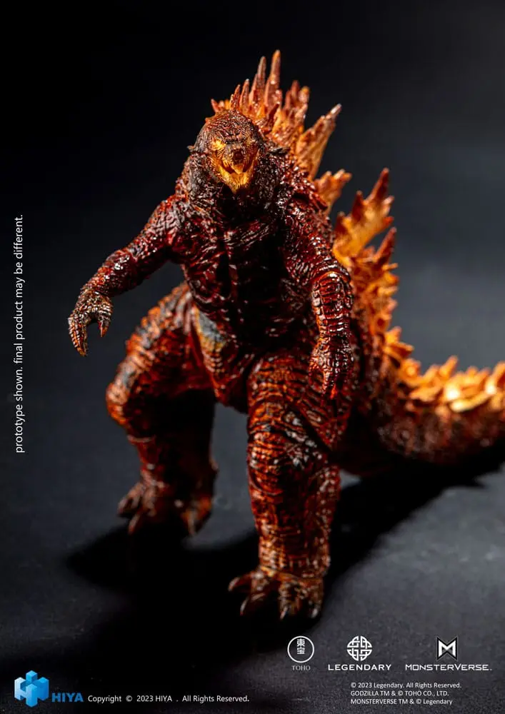 Godzilla Exquisite Basic Action Figure Godzilla: King of the Monsters Burning Godzilla 18 cm product photo