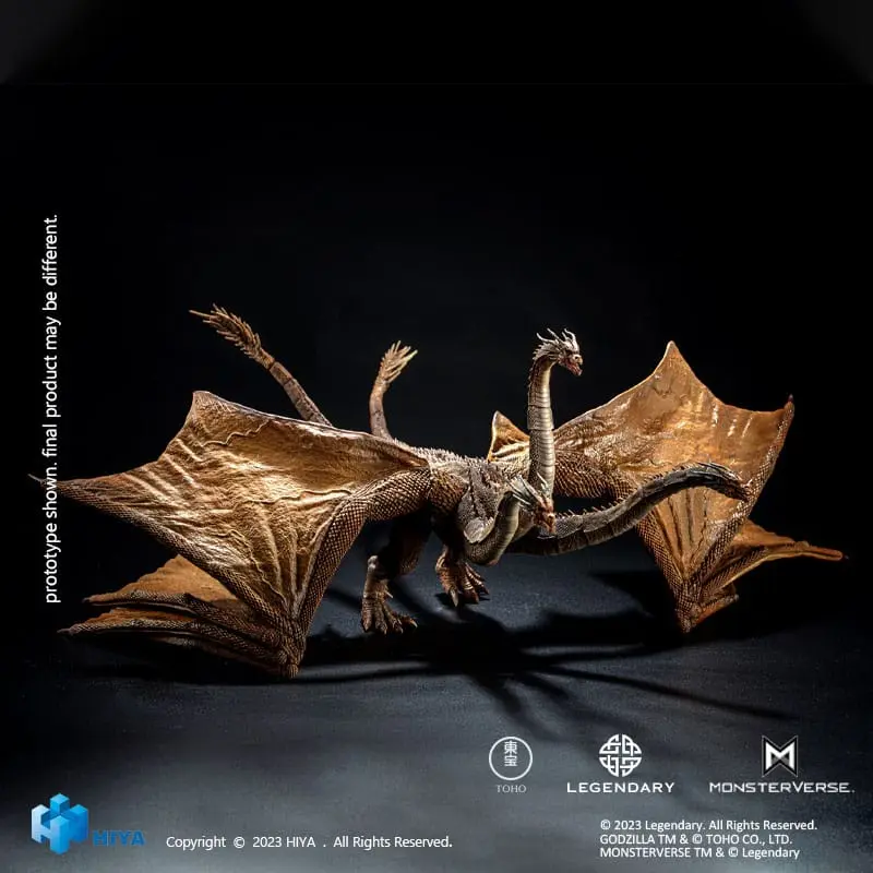 Godzilla Exquisite Basic Action Figure Godzilla: King of the Monsters King Ghidorah 35 cm product photo