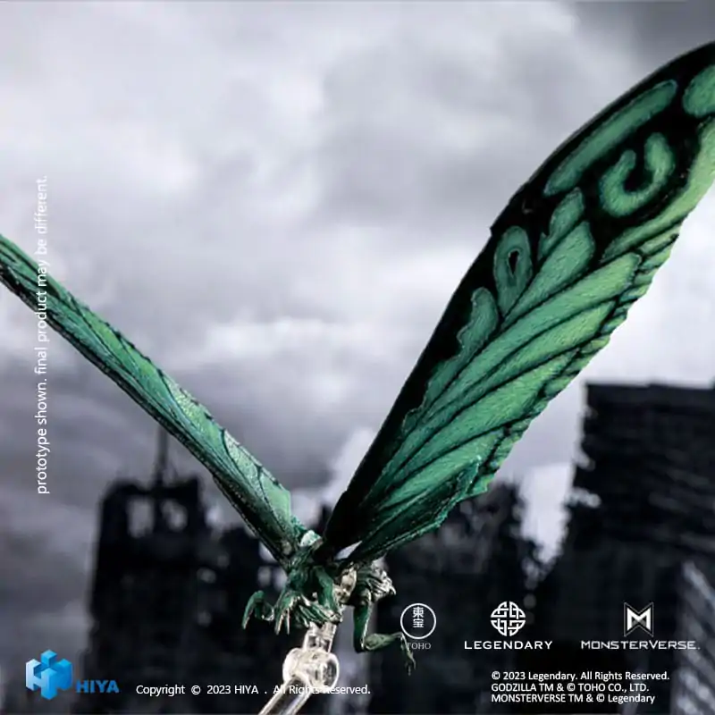 Godzilla Exquisite Basic Action Figure Godzilla: King of the Monsters Mothra Emerald Titan Version 36 cm product photo