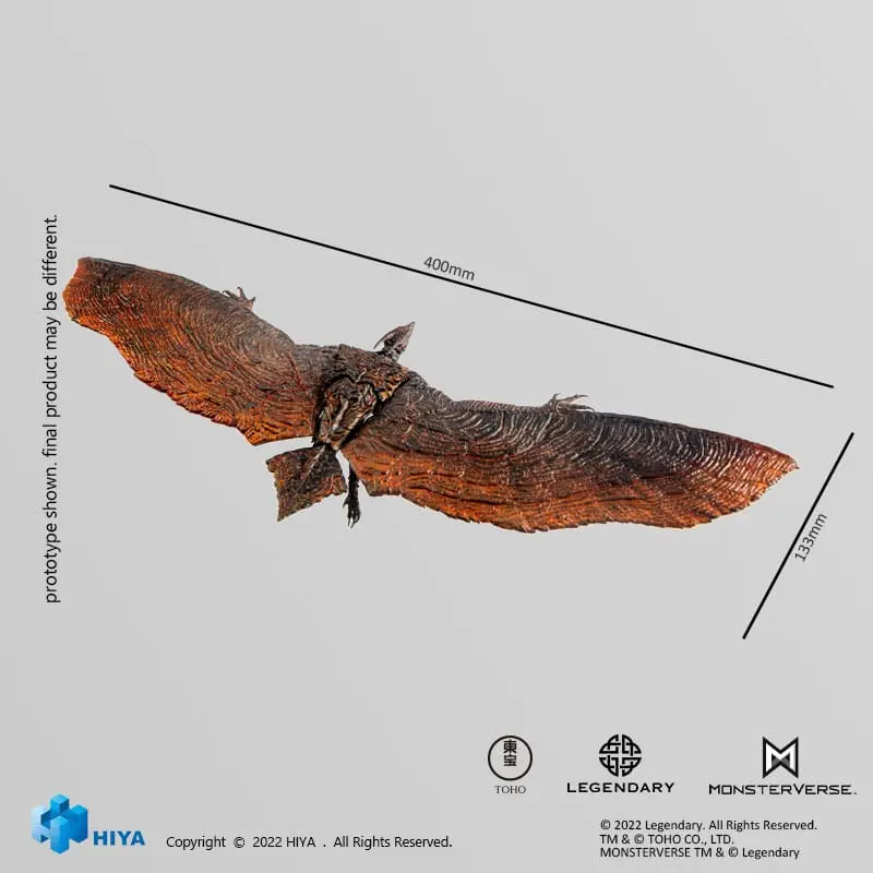 Godzilla Exquisite Basic Action Figure Godzilla: King of the Monsters Rodan 13 cm product photo