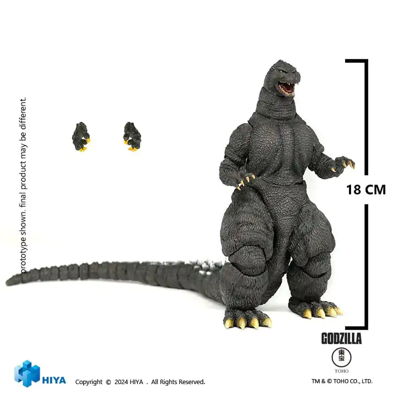 Godzilla Exquisite Basic Action Figure Godzilla vs King Ghidorah Godzilla Hokkaido 18 cm product photo