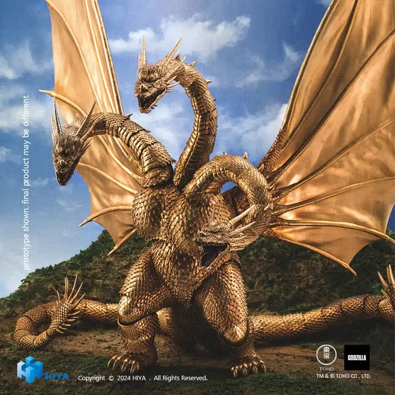 Godzilla Exquisite Basic Action Figure Godzilla vs King Ghidorah King Ghidorah 25 cm termékfotó