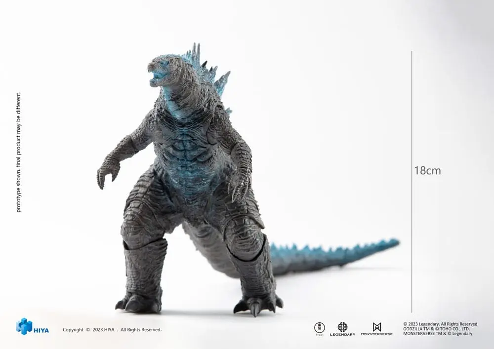 Godzilla Exquisite Basic Action Figure Godzilla vs. Kong Heat Ray Godzilla 18 cm product photo