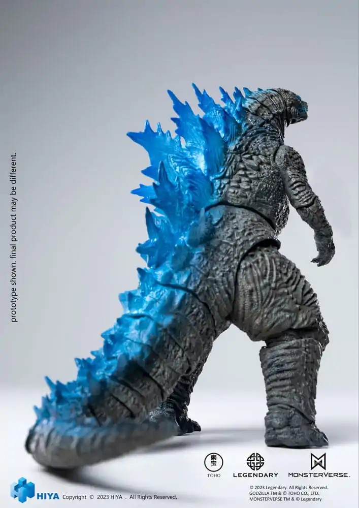 Godzilla Exquisite Basic Action Figure Godzilla vs. Kong Heat Ray Godzilla Translucent Version 18 cm product photo