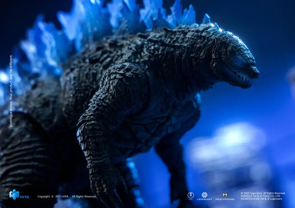 Godzilla Exquisite Basic Action Figure Godzilla vs. Kong Heat Ray Godzilla Translucent Version 18 cm product photo
