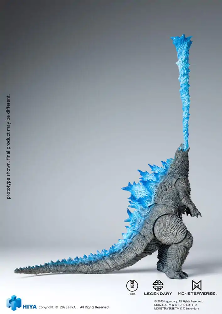 Godzilla Exquisite Basic Action Figure Godzilla vs. Kong Heat Ray Godzilla Translucent Version 18 cm product photo