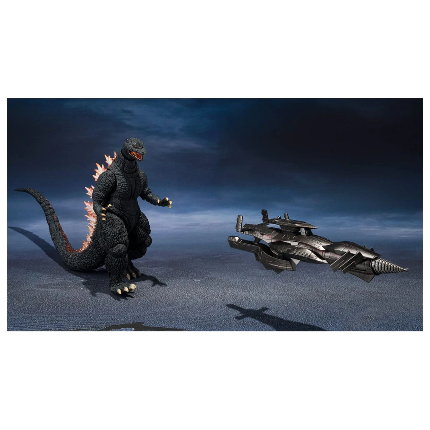 Godzilla: Final Wars S.H.MonsterArts Action Figure Godzilla Heat Ray Ver. vs. New Gotengo 16 cm product photo