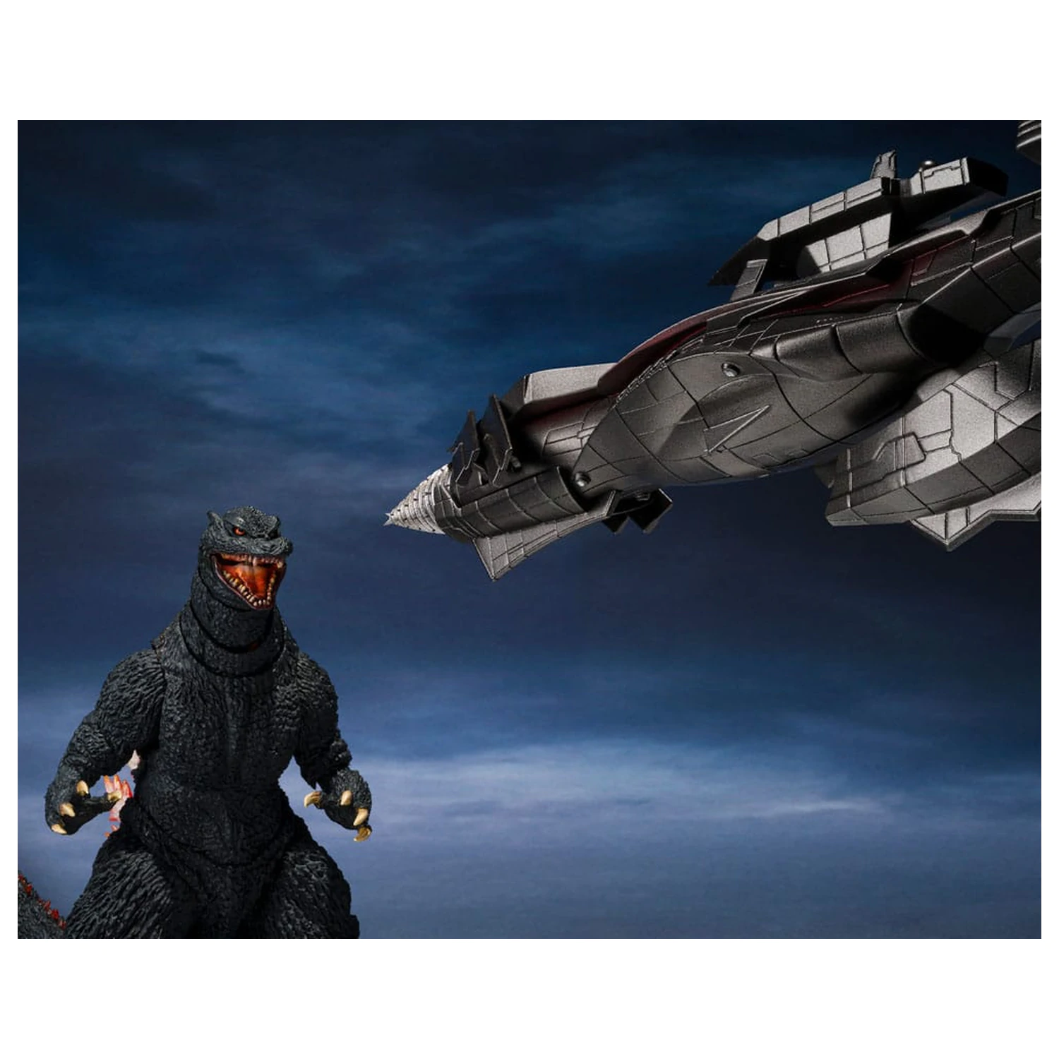 Godzilla: Final Wars S.H.MonsterArts Action Figure Godzilla Heat Ray Ver. vs. New Gotengo 16 cm product photo