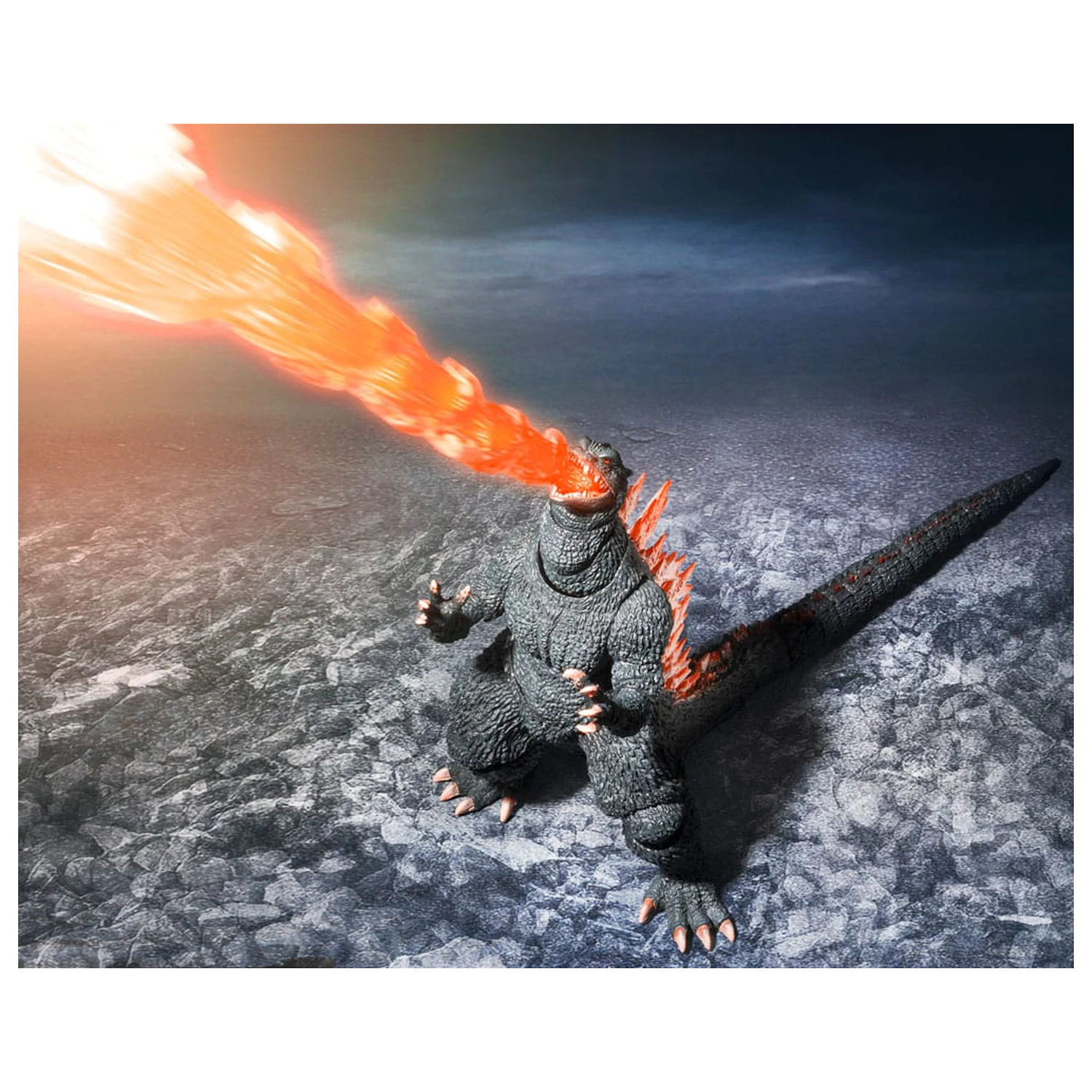 Godzilla: Final Wars S.H.MonsterArts Action Figure Godzilla Heat Ray Ver. vs. New Gotengo 16 cm product photo