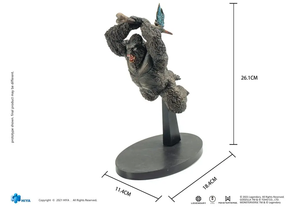 Godzilla PVC Statue Godzilla vs Kong (2021) Kong 26 cm product photo