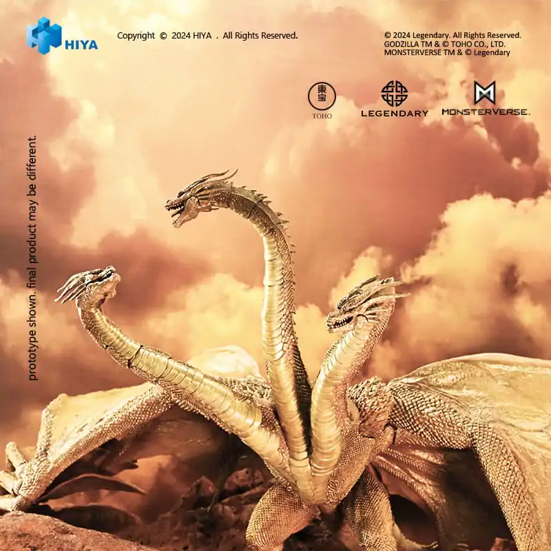Godzilla: King of the Monsters Exquisite Basic Action Figure King Ghidorah Gravity Beam Version 35 cm product photo