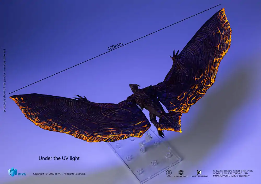 Godzilla: King of the Monsters Exquisite Basic Action Figure Rodan Flameborn 13 cm product photo