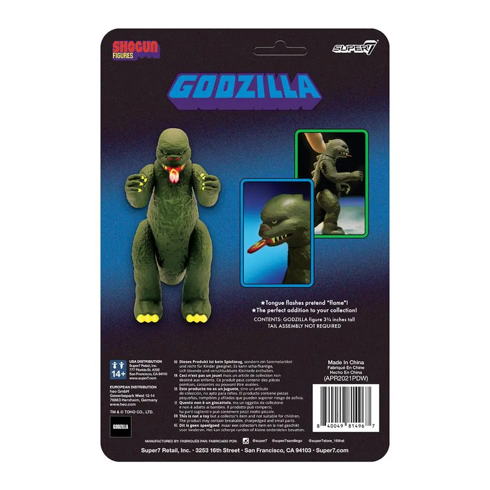 Godzilla ReAction Action Figure Shogun (Dark Green) 10 cm product photo