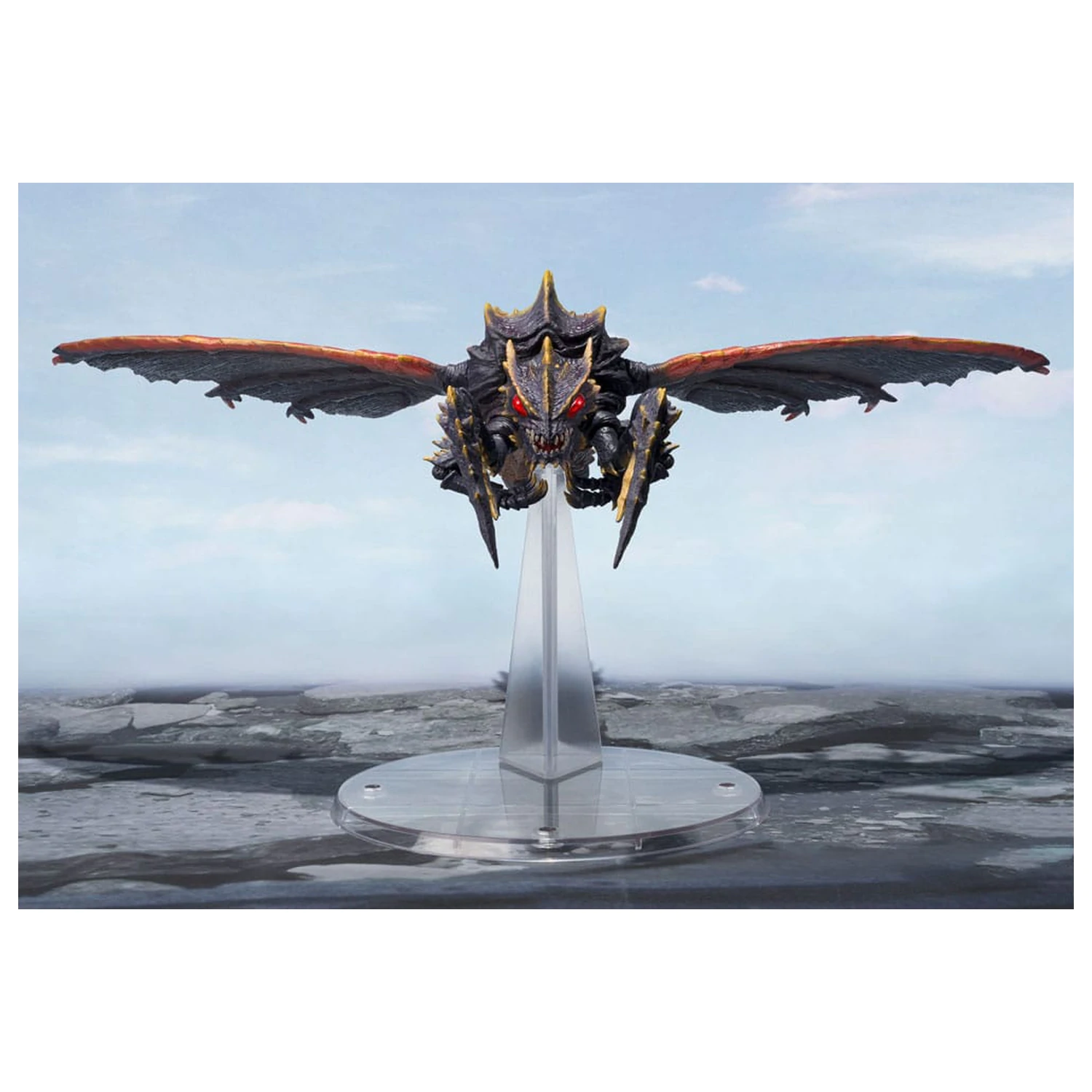 Godzilla S.H. Monster Arts Action Figure Megaguirus Evolution Set 21 cm    product photo