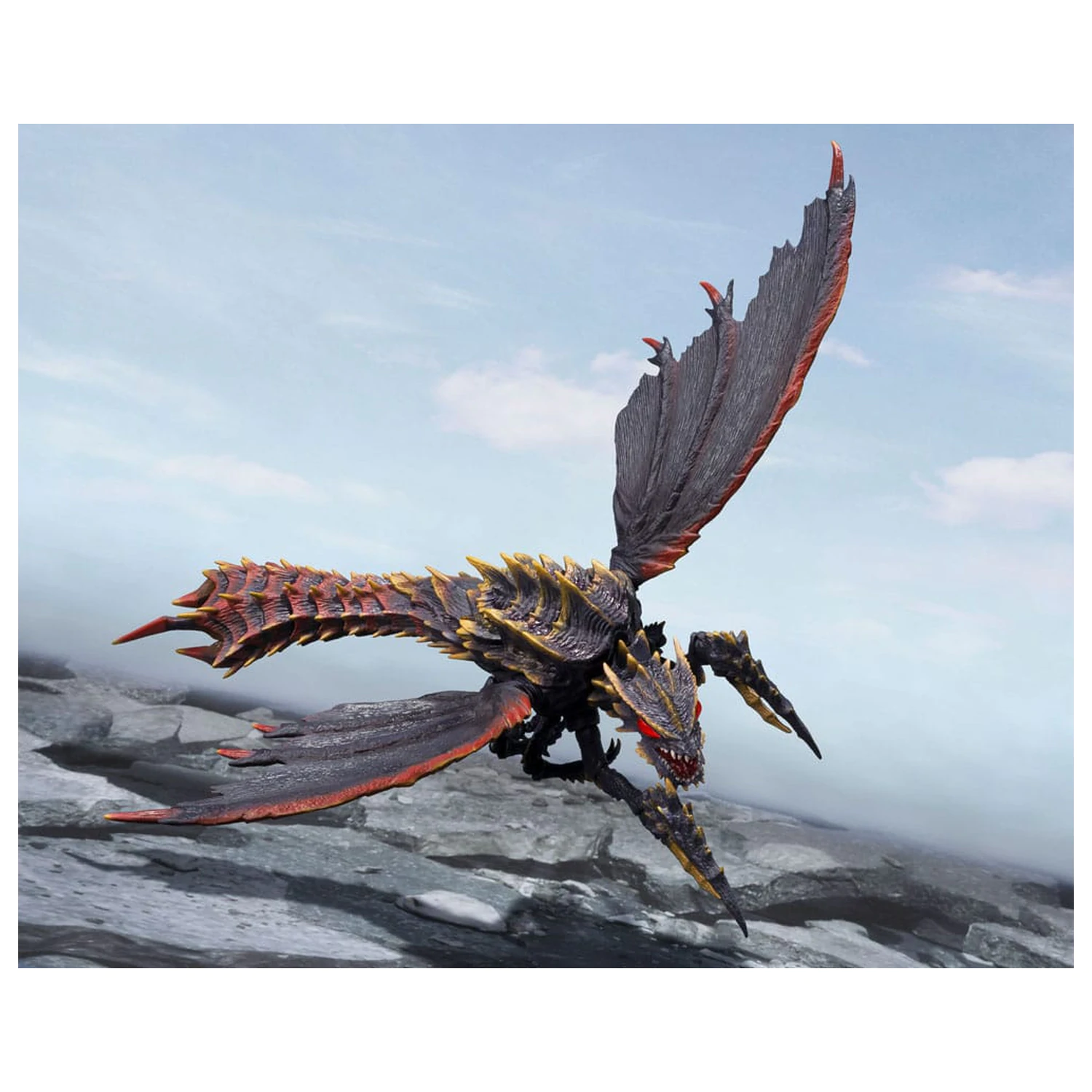 Godzilla S.H. Monster Arts Action Figure Megaguirus Evolution Set 21 cm    product photo