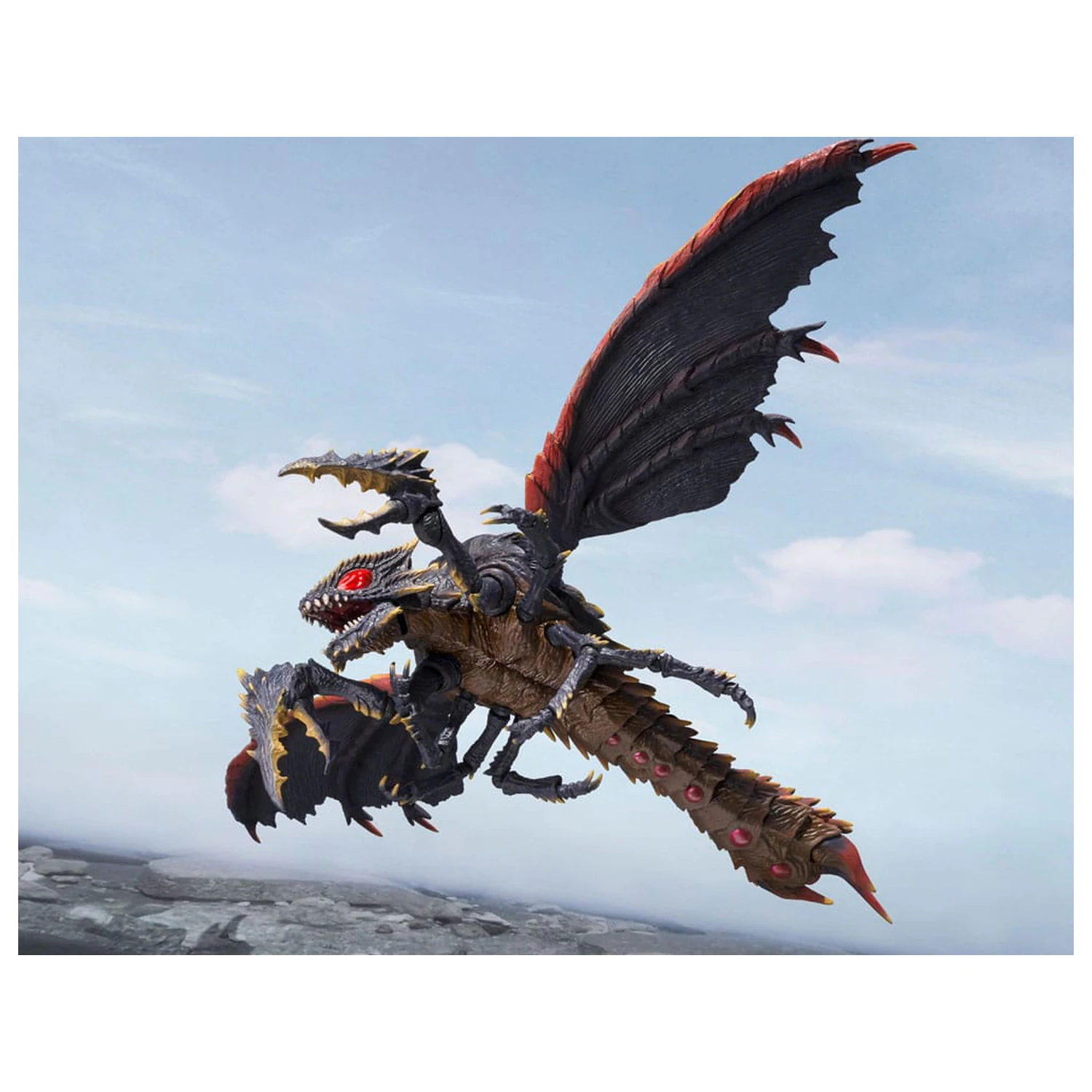 Godzilla S.H. Monster Arts Action Figure Megaguirus Evolution Set 21 cm    product photo